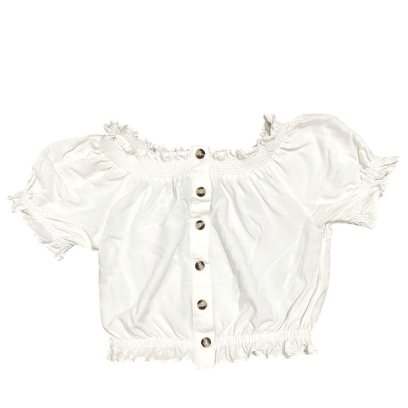 H&M Tops - H&M top 💅 •Size: Small , UK:4• Fabric:Cotton•Colour:white